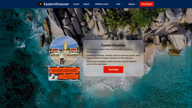 Screenshot of EasternDreamer.com homepage